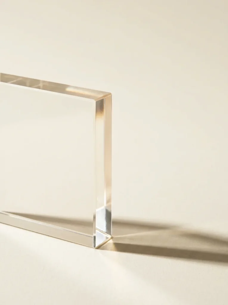 Bloc de plexi Altuglas transparent