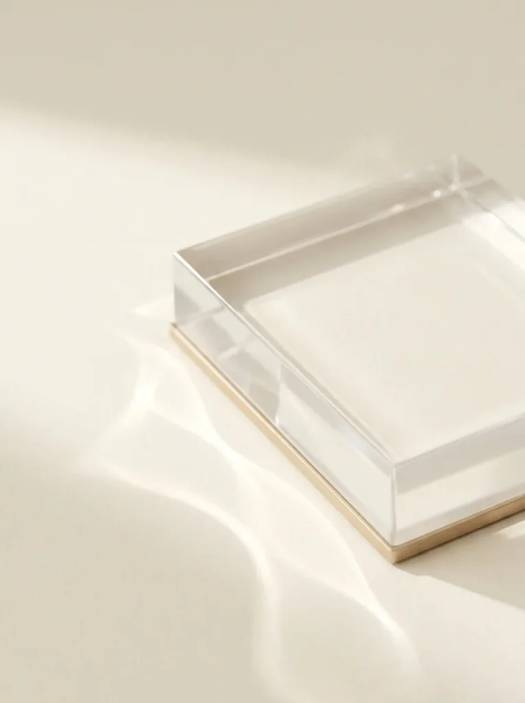 Objet en plexi Altuglas parfaitement transparent