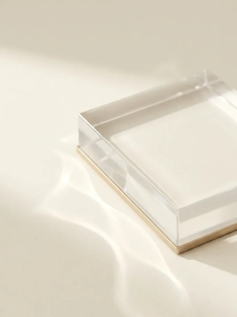 Objet en plexi Altuglas parfaitement transparent